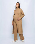 Manon Three-Piece Set in Camel, front view